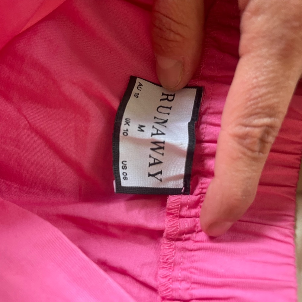 Away Bright Pink Tiered Maxi Skirt - Picture 4 of 8